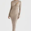 Giovanna Stone blomstret blonder-maxidress