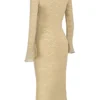 Giovanna Stone blomstret blonder-maxidress