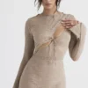 Giovanna Stone blomstret blonder-maxidress