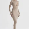 Giovanna Stone blomstret blonder-maxidress