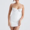 Grace Ivory Crystallised Mini Kjoler