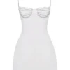 Grace Ivory Crystallised Mini Kjoler