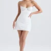 Grace Ivory Crystallised Mini Kjoler