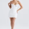 Grace Ivory Crystallised Mini Kjoler