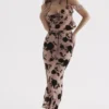 Graciela Dusty Pink Devore Topper