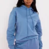 Halo Azure Oversized-hettegenser med bomullsfleece på baksiden