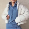 Halo Azure Oversized-hettegenser med bomullsfleece på baksiden