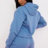 Halo Azure Oversized-hettegenser med bomullsfleece på baksiden