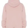 Halo Blush Oversized hettegenser med bomullsfleece på baksiden