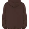 Halo Chocolate Oversized hettegenser med fleece på baksiden