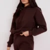 Halo Chocolate Oversized hettegenser med fleece på baksiden
