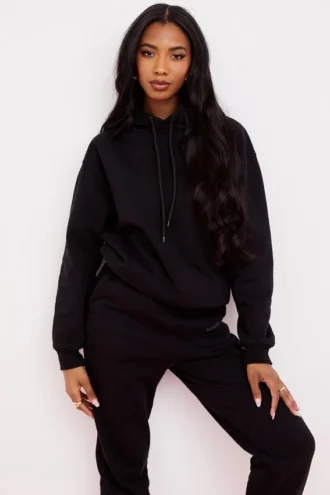 Halo Ink bomullsfleece-oversized hettegensere
