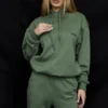 Halo Moss Oversized hettegenser med fleece på baksiden