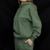 Halo Moss Oversized hettegenser med fleece på baksiden