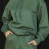 Halo Moss Oversized hettegenser med fleece på baksiden