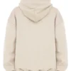 Halo Oatmeal Oversized hettegenser med fleece på baksiden