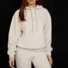 Halo Oatmeal Oversized hettegenser med fleece på baksiden