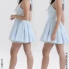Harriet Bluebell bomulls-halterneck-minikjole