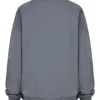 Haze Slate-sweatshirt med rund hals