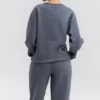 Haze Slate-sweatshirt med rund hals