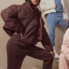 Sky Chocolate Joggebukse med fleece på baksiden