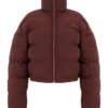 Hero Chocolate Oversized C-formet pufferjakke