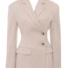 Hudson Beige Hourglass Blazere