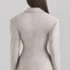Hudson Beige Hourglass Blazere