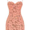 Ilayda Sorbet brodert blomsterblonder minikjole