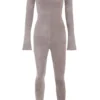 Isis Mink Jumpsuit i tykk chenille til hjemmebruk
