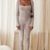 Isis Mink Jumpsuit i tykk chenille til hjemmebruk