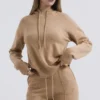 Jionni Camel Cashmere Blend Hettegensere