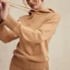 Jionni Camel Cashmere Blend Hettegensere