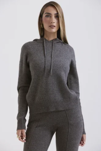 Jionni Charcoal Cashmere Blend Hettegensere