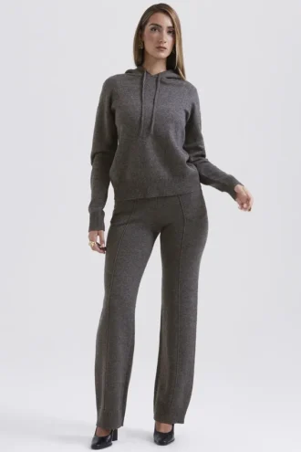 Jionni Charcoal Cashmere Blend Hettegensere