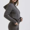 Jionni Charcoal Cashmere Blend Hettegensere