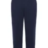 Joggebukser i marineblå fleece