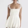 Kaia Ivory A-Line minikjole