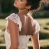 Kaia Ivory A-Line minikjole