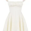 Kaia Ivory A-Line minikjole