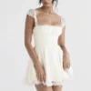 Kaia Ivory A-Line minikjole
