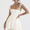 Kaia Ivory A-Line minikjole