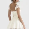 Kaia Ivory A-Line minikjole