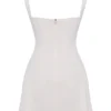 Kara Vintage Cream minikjole