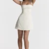 Kara Vintage Cream minikjole