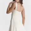 Kara Vintage Cream minikjole