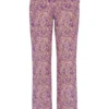 Keala Violet Floral Cutout-bukser