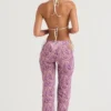 Keala Violet Floral Cutout-bukser