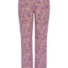 Keala Violet Floral Cutout-bukser