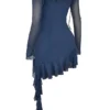 Kiki French Navy Ruffle Mini Kjoler